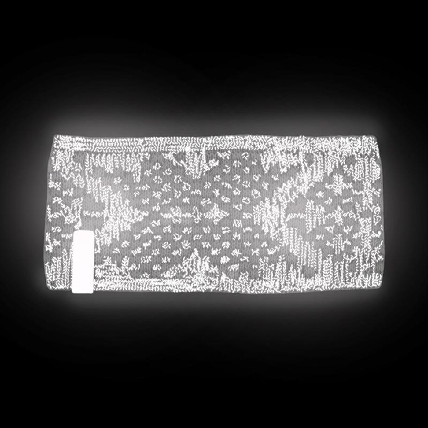 Morild Tradisjon pannebånd med refleks, Blå/Kitt