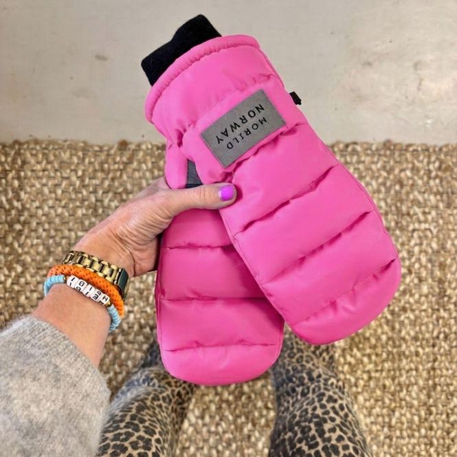 Hovedbilde Morild Bli Sett votter med refleks, rosa