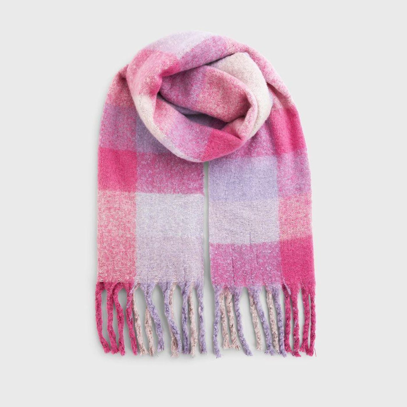 Morild Love you skjerf med refleks, rosa/lilla - Outlet