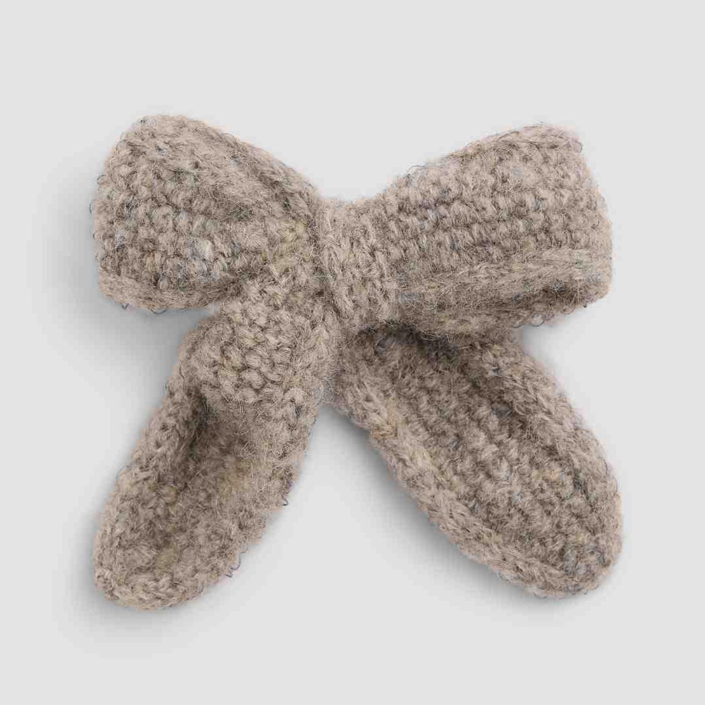 Morild Strikket Sløyfe med refleks, sand