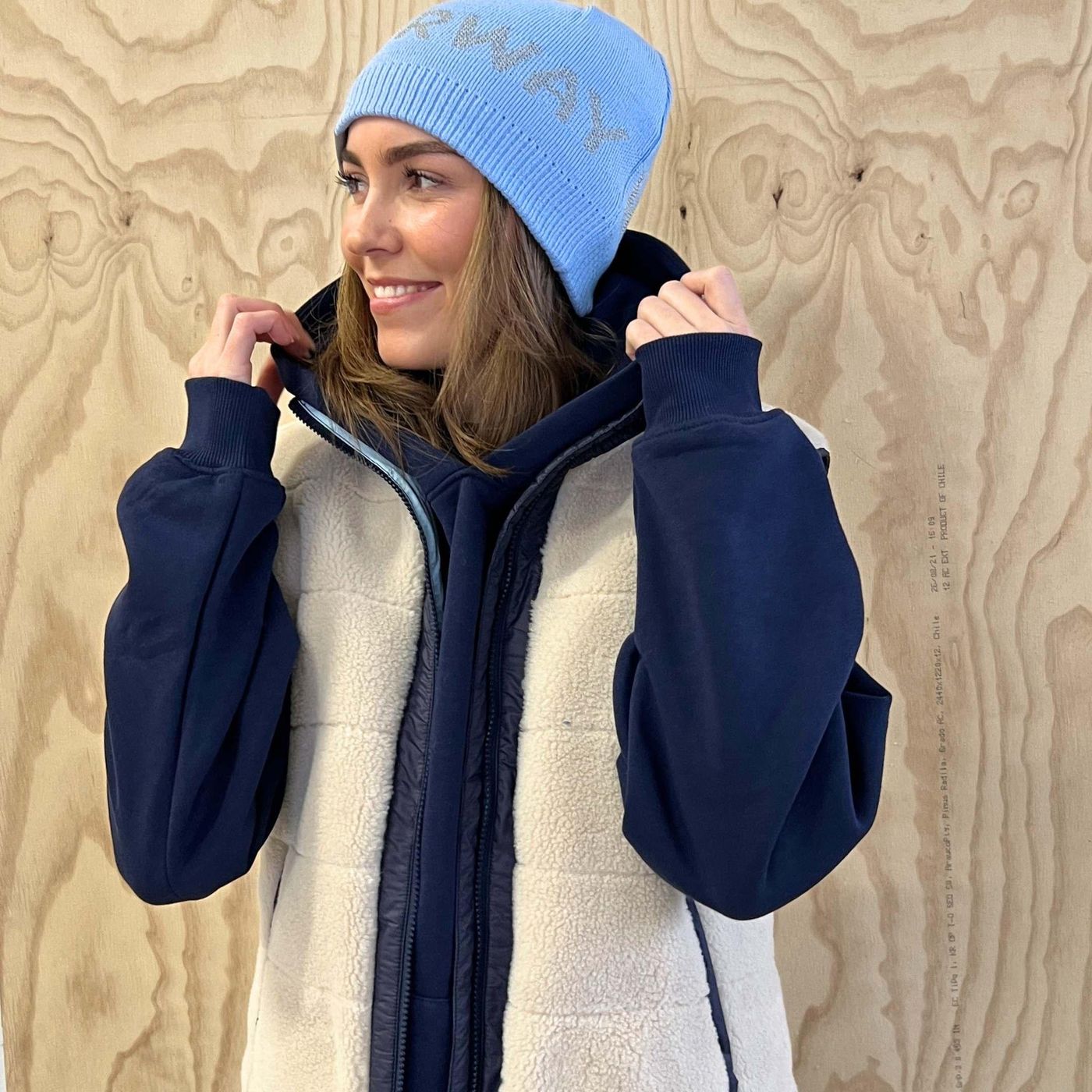 Morild Aktiv lue med refleks, Himmelblå