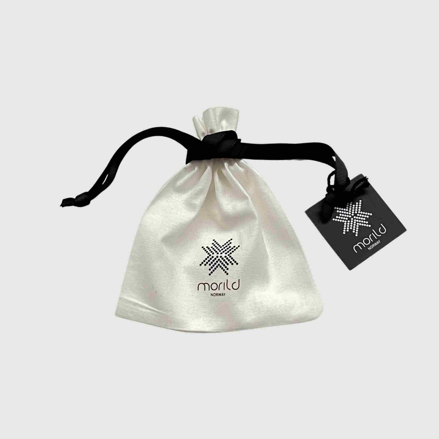 Morild Logo Scrunchie med refleks, antrasitt