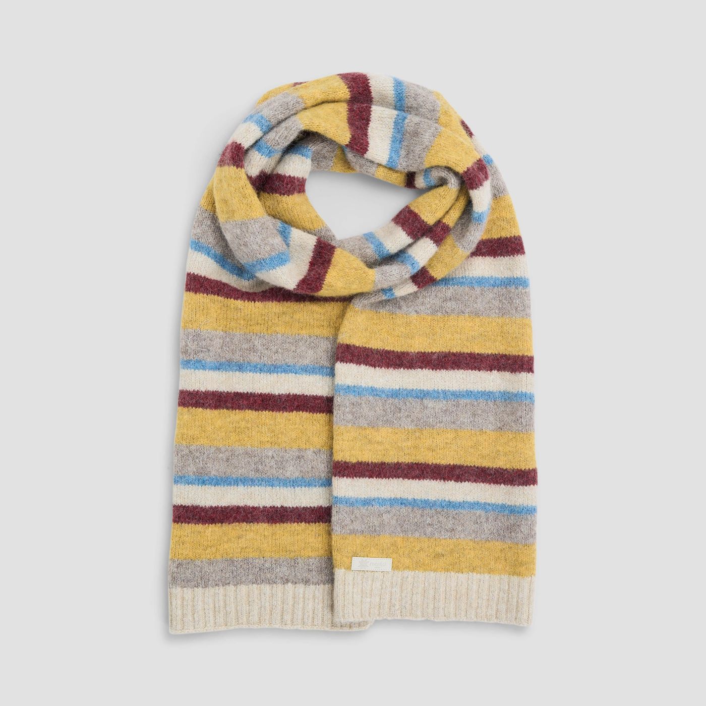 Morild Knit Mini Stripe skjerf med refleks, multifarget - Outlet