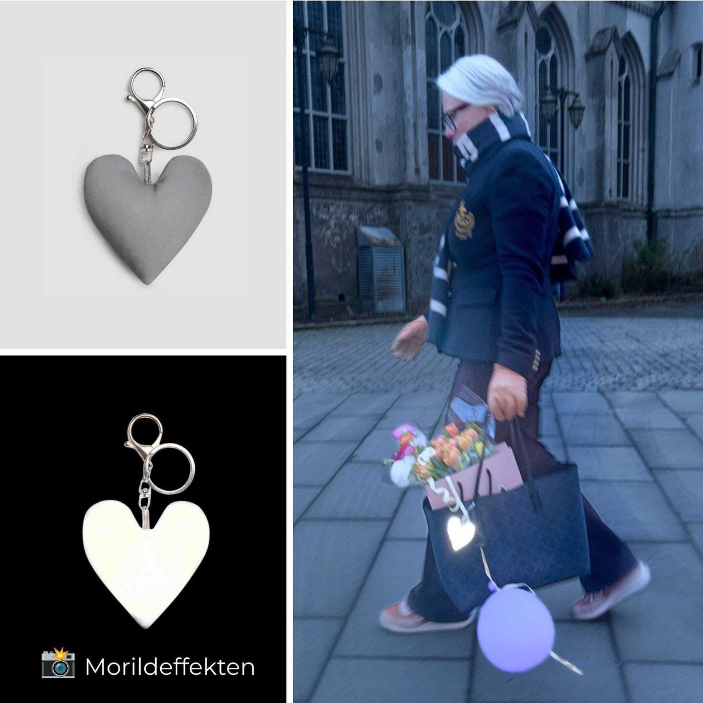 Morild Love you refleks, sølv