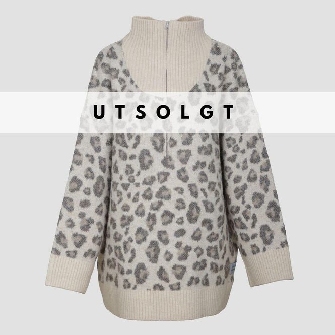 Hovedbilde Morild Leo Zip Knit med refleks, beige