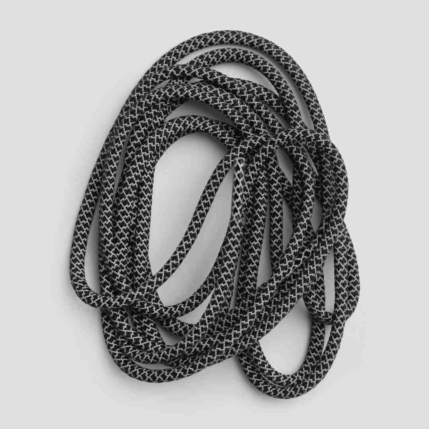 Morild Rund Skolisser 130cm med refleks, sort