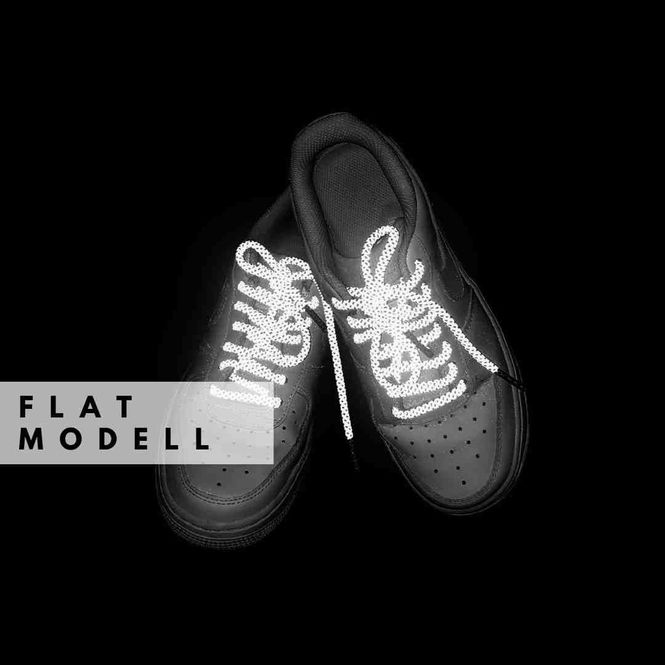 Hovedbilde Morild Flat Skolisser med refleks, sort