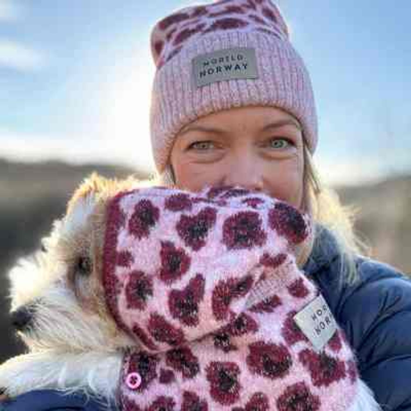 🐕Morild Bestevenn Balaclava XS/S med refleks, rosa