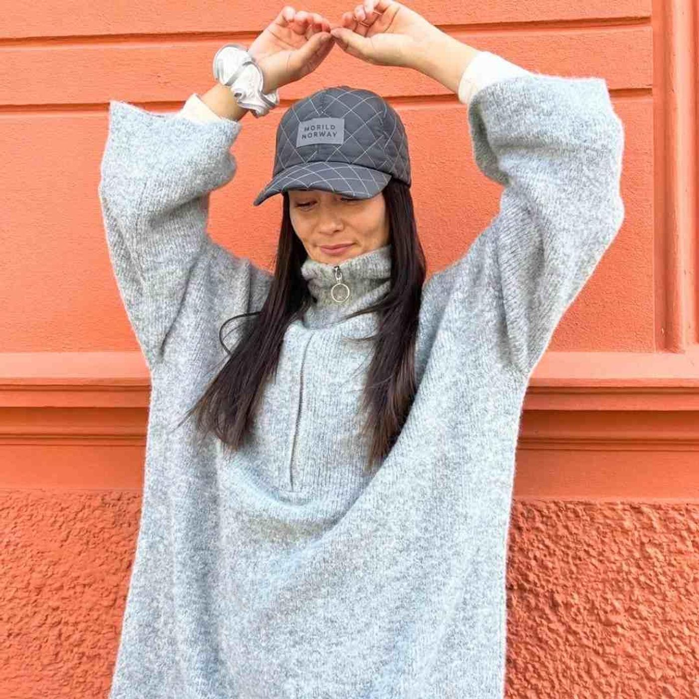 Morild Quilted Caps med refleks, sort