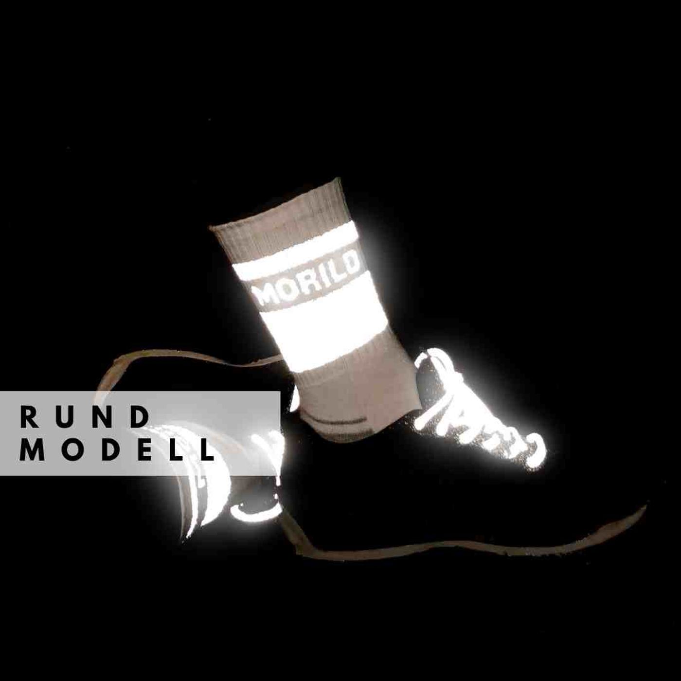 Morild Rund Skolisser 130cm med refleks, hvit