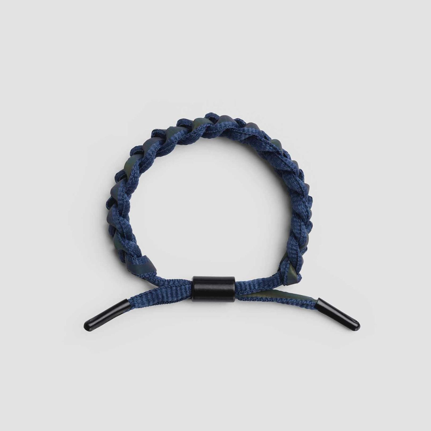 Morild flette armbånd med refleks, blå/sølv