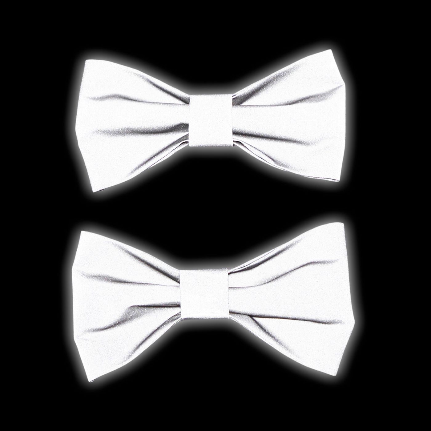 Morild Sløyfe med refleks liten 2-pack, antrasitt