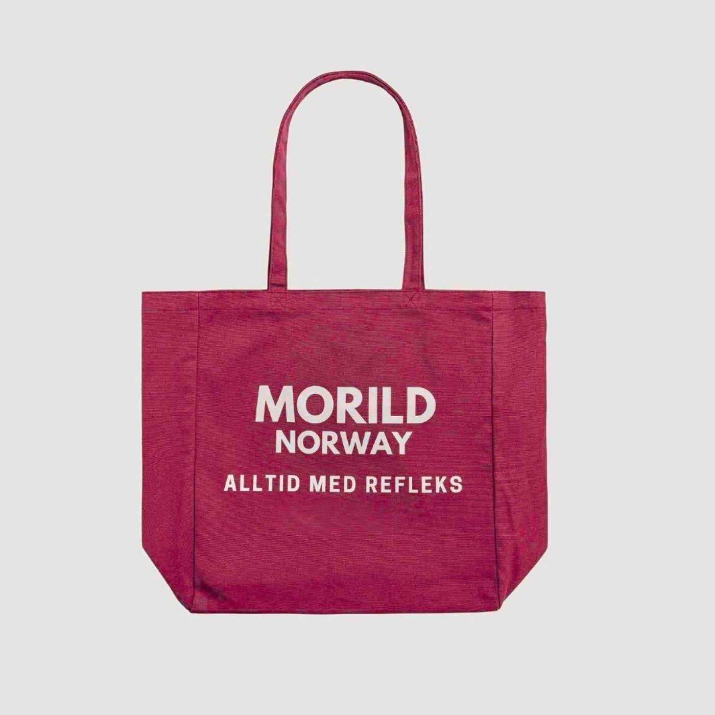 Morild Cotton Shopper med refleks, plomme