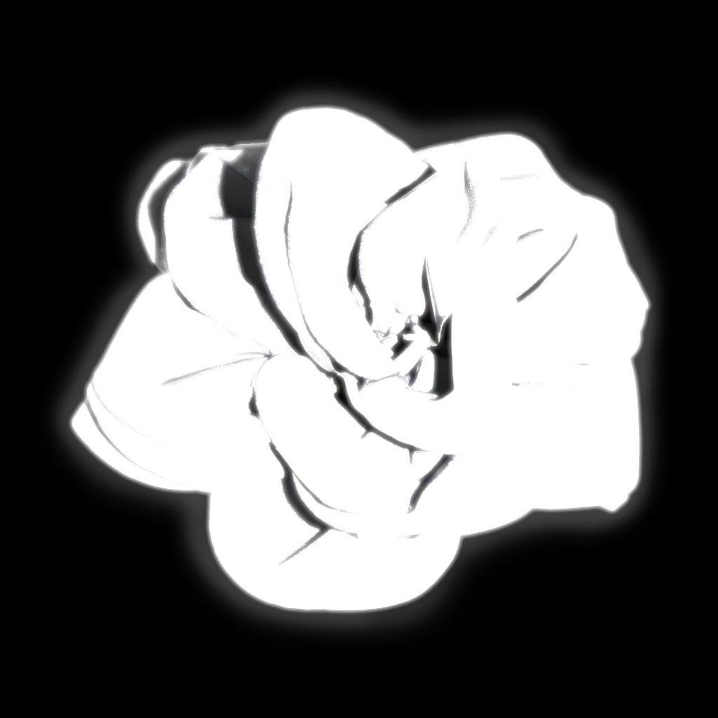 Morild Blomst med refleks, sølv