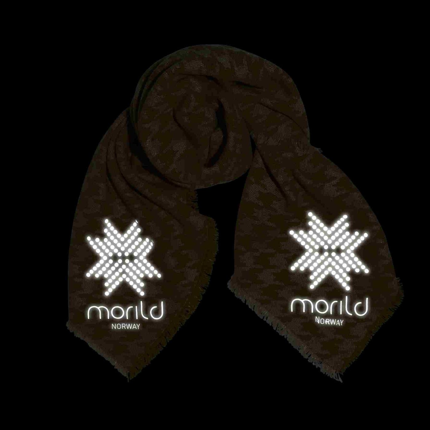 Morild Bris skjerf med refleks, solskinn/sand