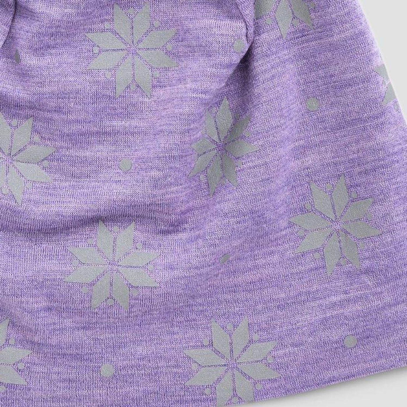 Morild Krystall ull-lue med refleks, Lavendel - Outlet
