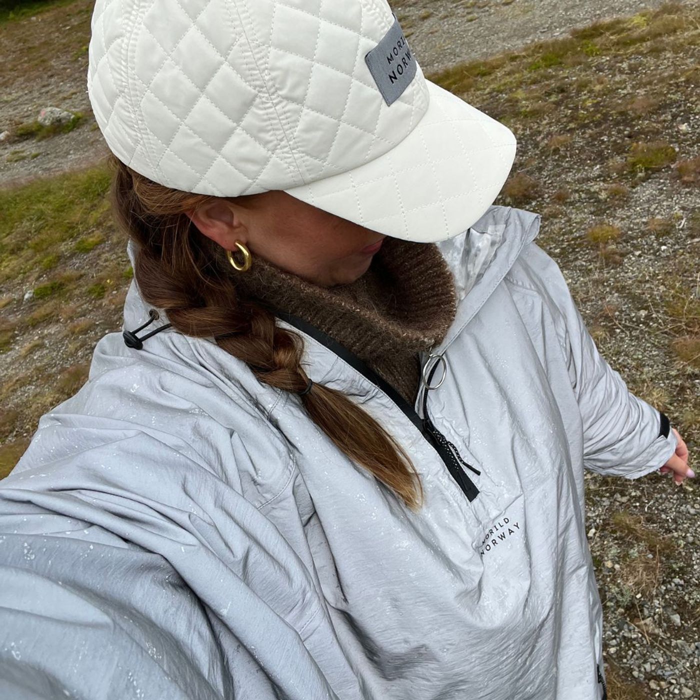 Morild Magi Poncho med refleks, sølv